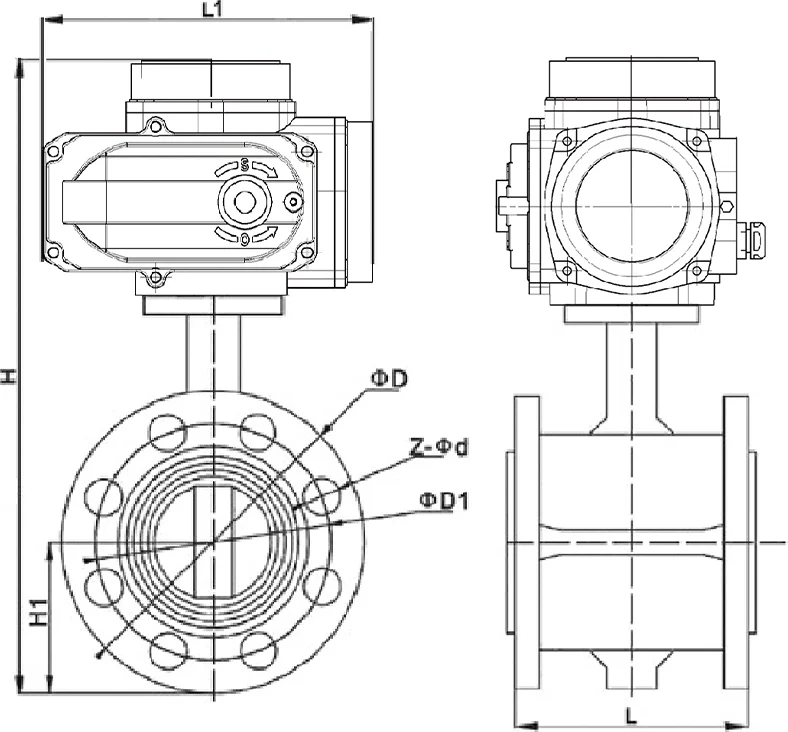 D941X-16Q电动对夹蝶阀结构图.webp