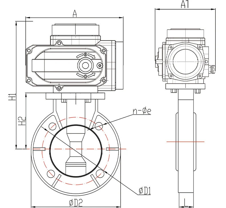 D971X-10S电动对夹蝶阀结构图.webp