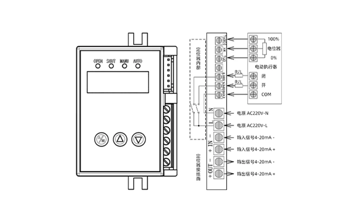 AC220V调节型智能定位器线路图.webp